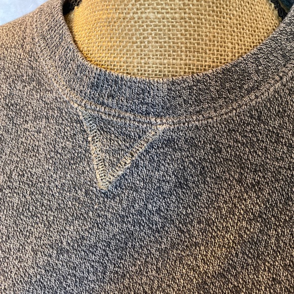 Eddie Bauer gender neutral sweater sweatshirt, small, black and tan weave. - Picture 5 of 11